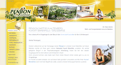 Desktop Screenshot of pension-sartor.de